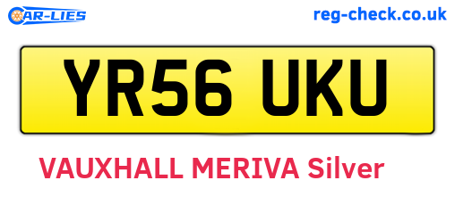 YR56UKU are the vehicle registration plates.