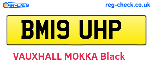 BM19UHP are the vehicle registration plates.