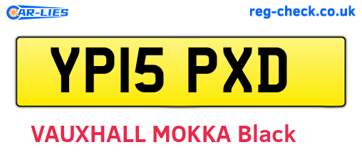 YP15PXD are the vehicle registration plates.