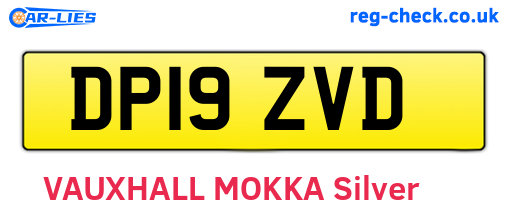 DP19ZVD are the vehicle registration plates.