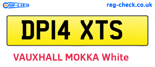 DP14XTS are the vehicle registration plates.