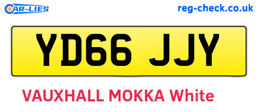 YD66JJY are the vehicle registration plates.