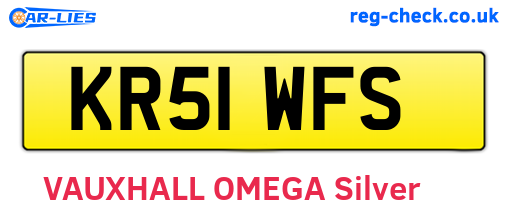 KR51WFS are the vehicle registration plates.