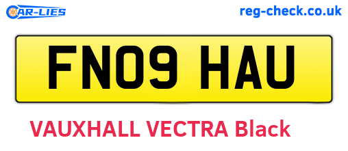 FN09HAU are the vehicle registration plates.