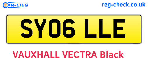 SY06LLE are the vehicle registration plates.