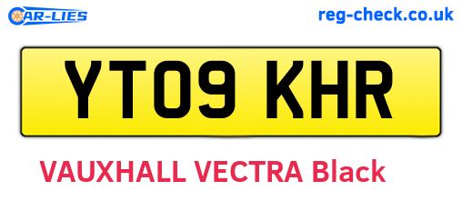 YT09KHR are the vehicle registration plates.