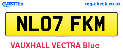 NL07FKM are the vehicle registration plates.