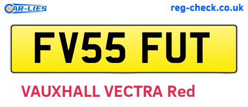 FV55FUT are the vehicle registration plates.