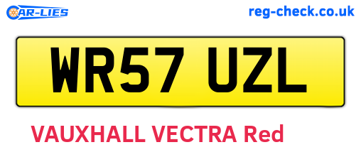 WR57UZL are the vehicle registration plates.