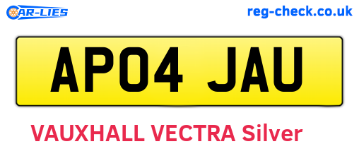 AP04JAU are the vehicle registration plates.