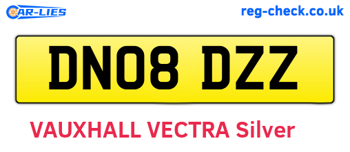DN08DZZ are the vehicle registration plates.