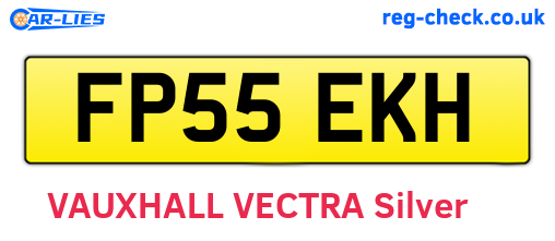 FP55EKH are the vehicle registration plates.