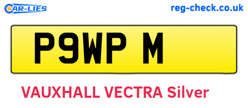 P9WPM are the vehicle registration plates.