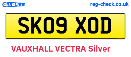 SK09XOD are the vehicle registration plates.