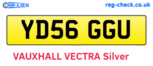 YD56GGU are the vehicle registration plates.
