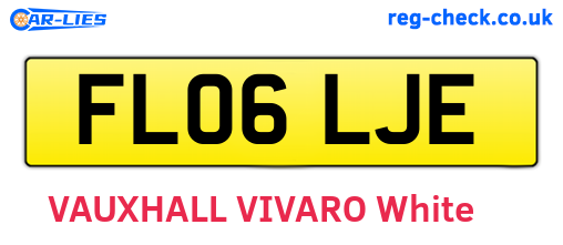 FL06LJE are the vehicle registration plates.
