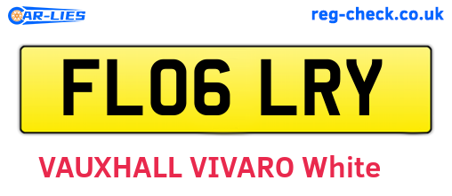 FL06LRY are the vehicle registration plates.