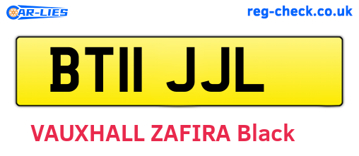 BT11JJL are the vehicle registration plates.