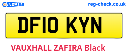 DF10KYN are the vehicle registration plates.