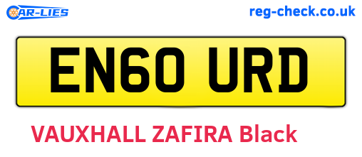 EN60URD are the vehicle registration plates.