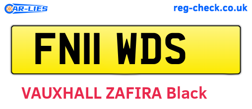 FN11WDS are the vehicle registration plates.
