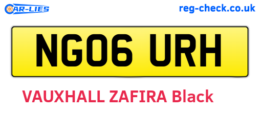NG06URH are the vehicle registration plates.