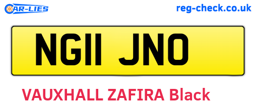 NG11JNO are the vehicle registration plates.