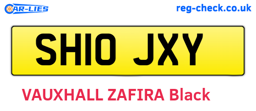 SH10JXY are the vehicle registration plates.