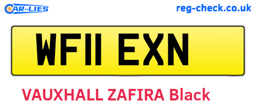 WF11EXN are the vehicle registration plates.