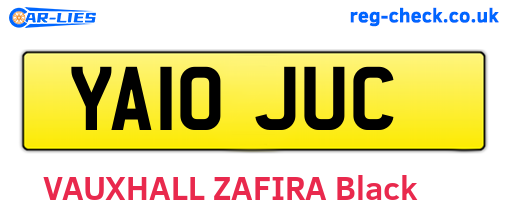 YA10JUC are the vehicle registration plates.