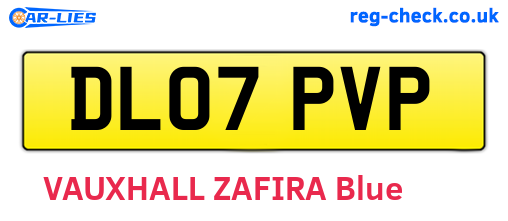 DL07PVP are the vehicle registration plates.
