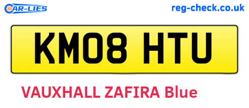 KM08HTU are the vehicle registration plates.