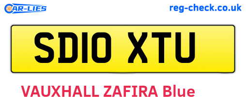 SD10XTU are the vehicle registration plates.