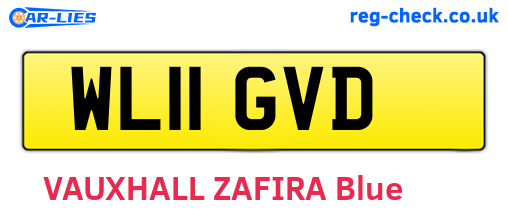 WL11GVD are the vehicle registration plates.