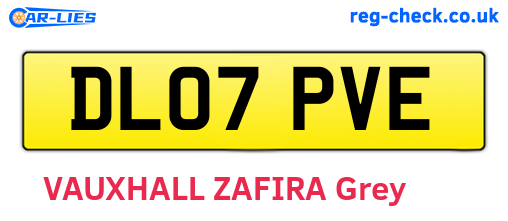 DL07PVE are the vehicle registration plates.