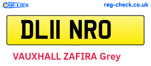 DL11NRO are the vehicle registration plates.