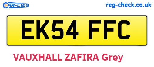 EK54FFC are the vehicle registration plates.