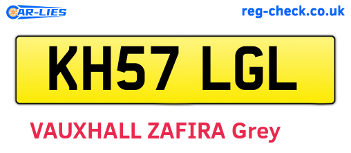 KH57LGL are the vehicle registration plates.