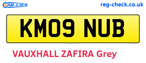KM09NUB are the vehicle registration plates.
