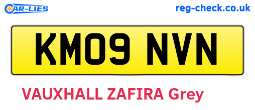 KM09NVN are the vehicle registration plates.