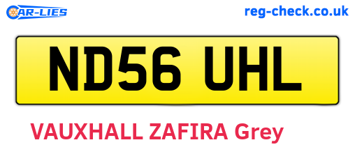 ND56UHL are the vehicle registration plates.