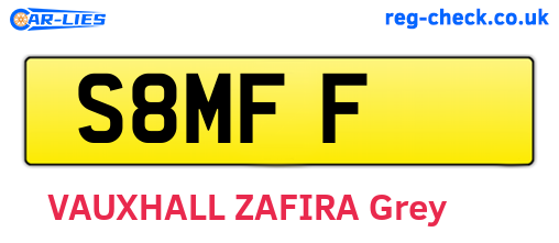 S8MFF are the vehicle registration plates.