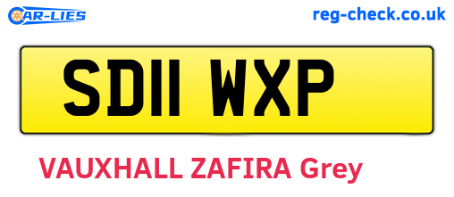 SD11WXP are the vehicle registration plates.