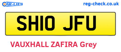SH10JFU are the vehicle registration plates.