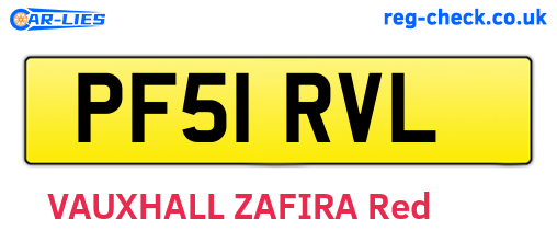 PF51RVL are the vehicle registration plates.