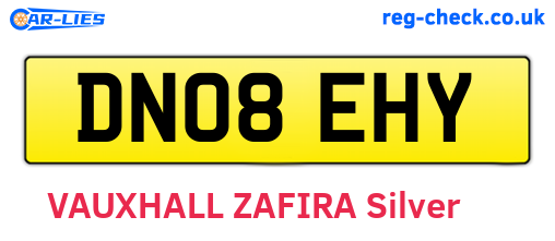 DN08EHY are the vehicle registration plates.