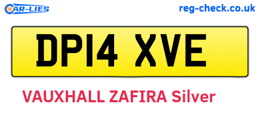 DP14XVE are the vehicle registration plates.