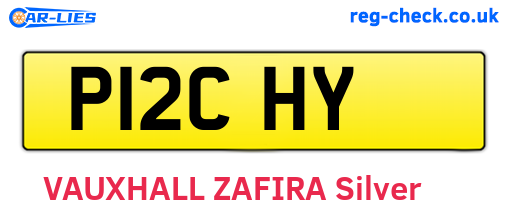 P12CHY are the vehicle registration plates.