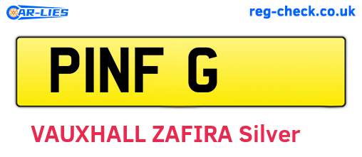 P1NFG are the vehicle registration plates.
