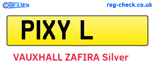 P1XYL are the vehicle registration plates.
